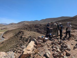 Field Excursion And Fieldwork With Partners In Moroccan High Atlas (Tazoult Salt Wall)