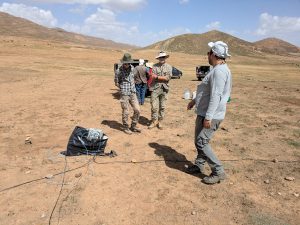 Installation Of Magnetotelluric Station In The High Atlas