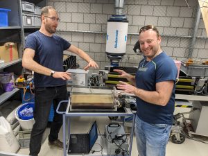 Preparing For A CT Scanning Experiment In Bern With Guido Schreurs (Frank Zwaan, Ondřej Krýza)